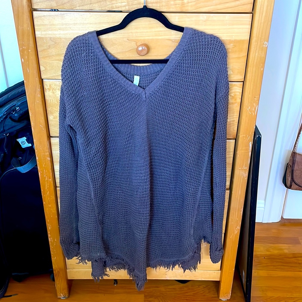 Sweater dress grey